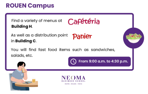 Rouen campus cantine