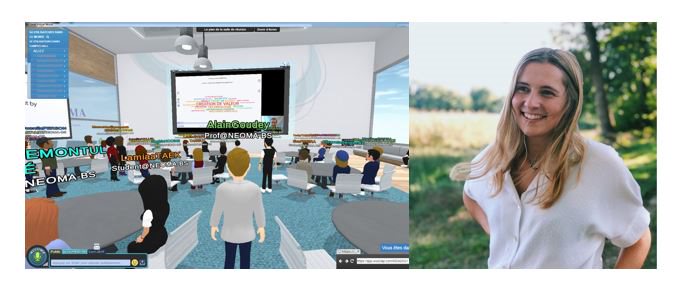 le campus virtuel de NEOMA expérimenté par une étudiante PGE