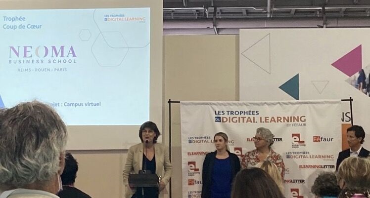NEOMA primé au Trophées du Digital Learning 2021